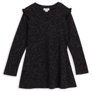 Splendid Black Holiday Sparkle Dress, NWT, girls size 12